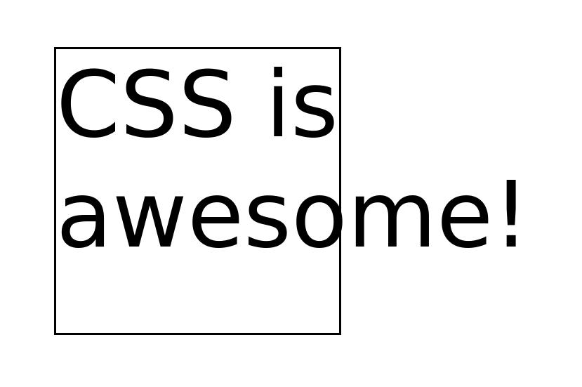 CSS is awesome !