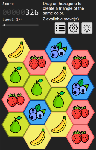 HexaFruits game